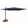Simplyshade SimplyShade 10 ft. Bali Square Cantilever Umbrella With Cross Base  Navy SSAD45-10SQ00-A5439